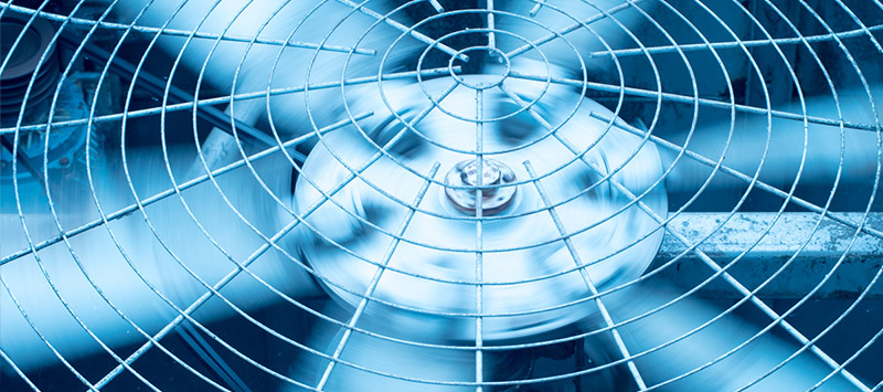 hvac fan closeup