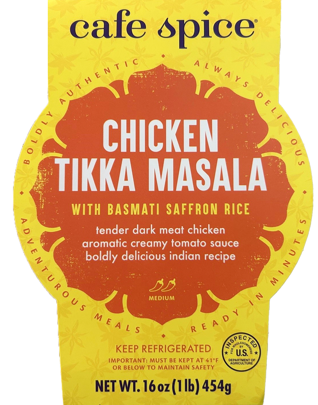 Cafe Spice Label