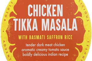 Cafe Spice Food Label