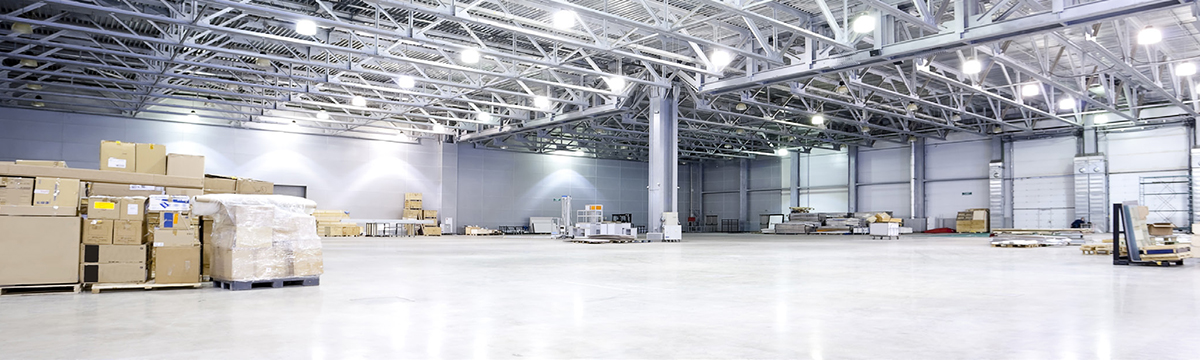 A large warehouse