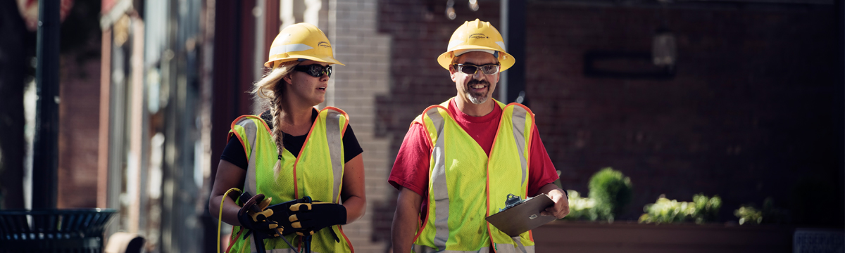 Central Hudson employees at work in the field