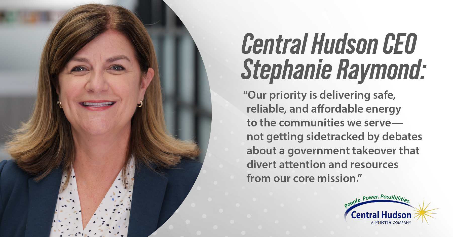 Central Hudson CEO Stephanie Raymond