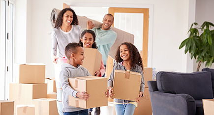 Family moving in