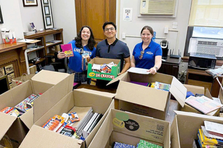 Central Hudson donates school supplies