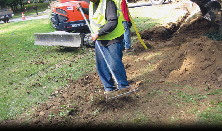 Service trench restoration