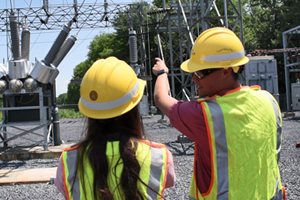 Central Hudson interns at work