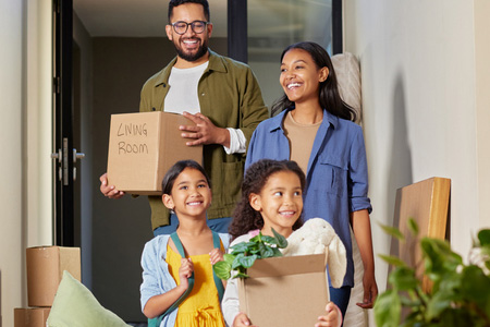 Family moving in