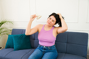 using fan to stay cool