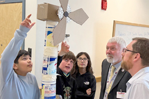 Students show their projects at Central Hudson