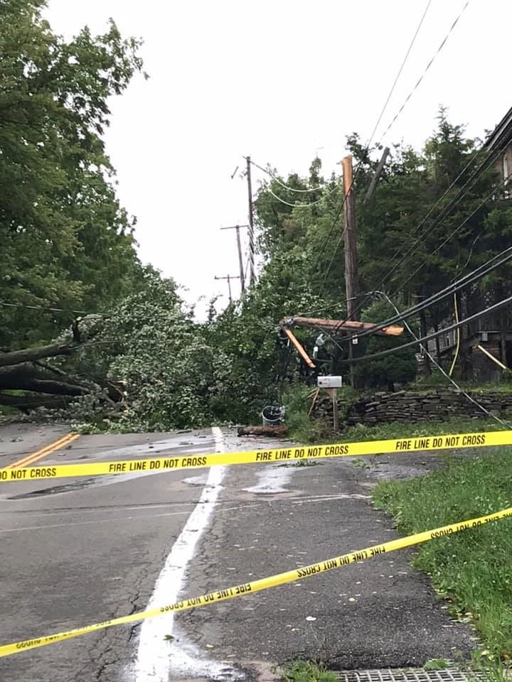 wires down in Wappinger