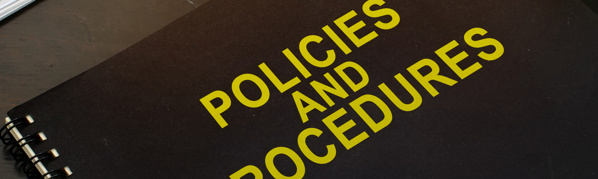 Policies and Procedures book
